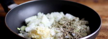 тыква, тушеная с грибами. Шаг 5