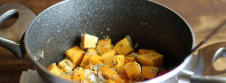 тыква, тушеная с грибами. Шаг 9