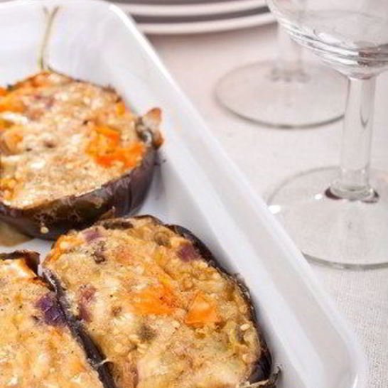 Рецепт запеченных фаршированных баклажанов с хрустящей корочкой