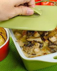 Запеченый картофель с жюльеном