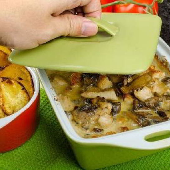 Рецепт запеченого картофеля с жюльеном