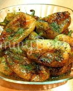 Жаренный болгарский перец