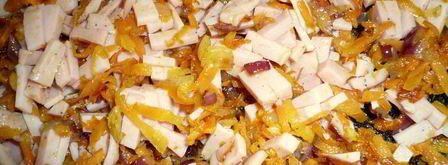 фаршированный печеночный рулет. Шаг 4