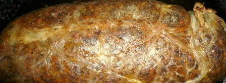 фаршированный печеночный рулет. Шаг 8