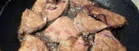 говяжья печень в сливочном соусе. Шаг 2