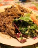 Говяжья печень в соусе Порто