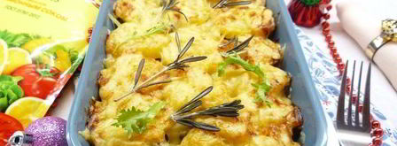 гратен с печенью индейки. Шаг 13