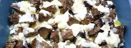 гратен с печенью индейки. Шаг 9