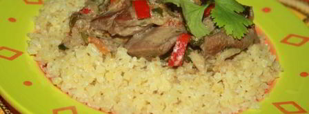 индюшиная печень с овощами в сметанном соусе в мультиварке. Шаг 8