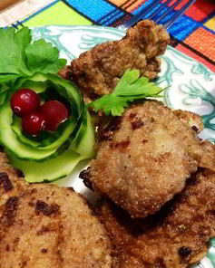 Куриная печень, маринованная в сметане