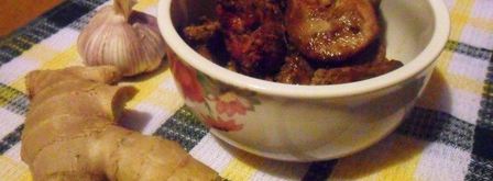 куриная печень со специями. Шаг 4