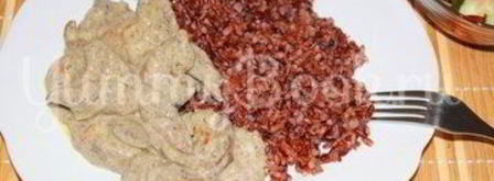 куриная печень в сливочном соусе с карри. Шаг 10