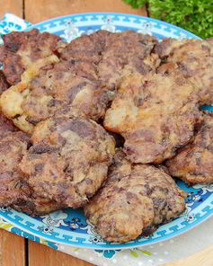 Куриная печень в сметанно-чесночном кляре