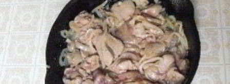 нежная печень с цветной капустой. Шаг 4