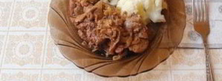 нежная печень с цветной капустой. Шаг 5