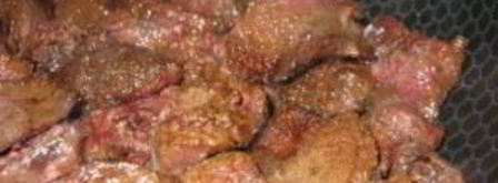 печень говяжья, тушенная в сметане. Шаг 6