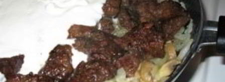 печень говяжья, тушенная в сметане. Шаг 8