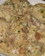 Печень куриная в ореховом соусе