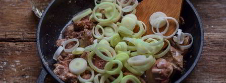 печень куриная в сливках. Шаг 3