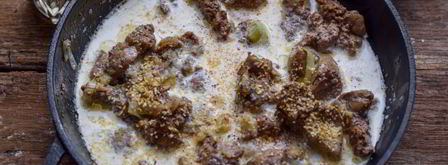 печень куриная в сливках. Шаг 5