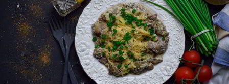 печень куриная в сливках. Шаг 8