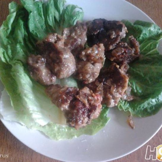 Рецепт печени куриной в вине