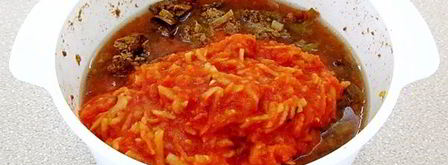 печень куриная в яблочном соусе в микроволновке. Шаг 14