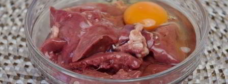 печень куриная, жареная с луком в сметане. Шаг 4