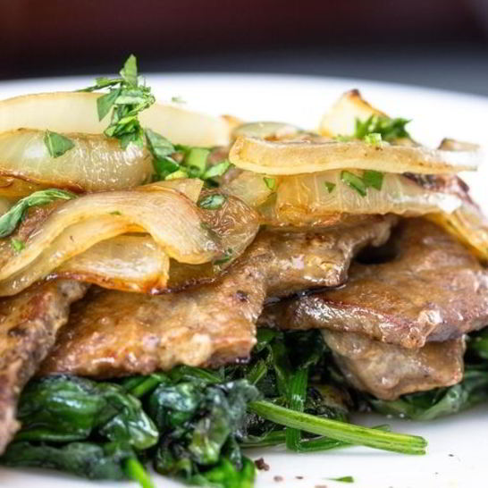 Рецепт печени по-венециански