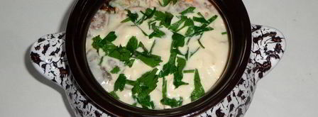 печень с кабачками в горшочке. Шаг 9