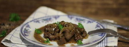 печень с луком. Шаг 8