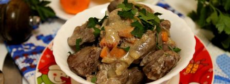 печень с морковью и сметаной. Шаг 8