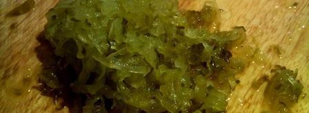 печень с морковью и солеными огурцами. Шаг 4