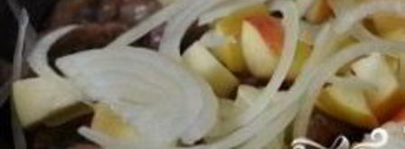 печень с яблоками. Шаг 5