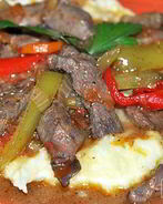 Печень со сладким перцем