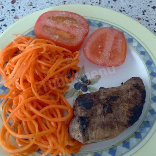 Рецепт печени свиной жареной