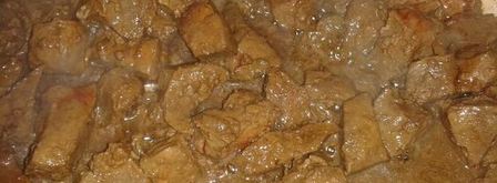 печенка в сырном соусе. Шаг 2