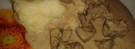 печенка в сырном соусе. Шаг 5