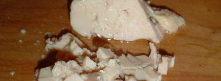 веррины с красной икрой и печенью трески. Шаг 2