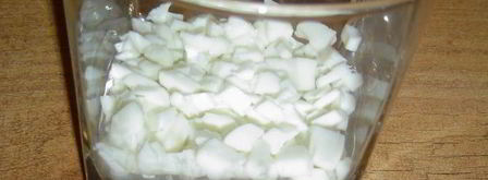 веррины с красной икрой и печенью трески. Шаг 3