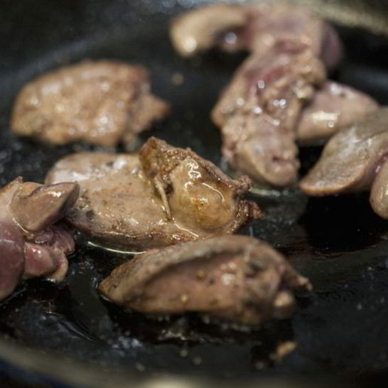 Рецепт жареной куриную печень