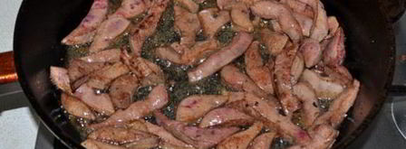 жареная печень с яблоками. Шаг 2