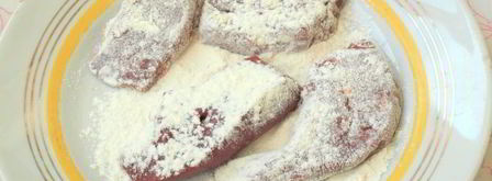 жареная свиная печень с луком и чесноком. Шаг 2