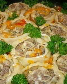 Ленивые мясные пельмени