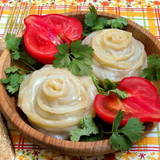 Рецепт ленивых пельменей розочки