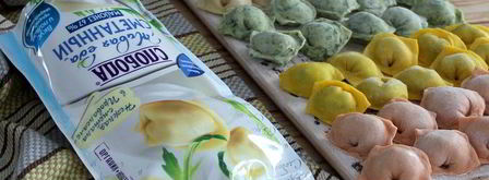 пельмени разноцветные. Шаг 8