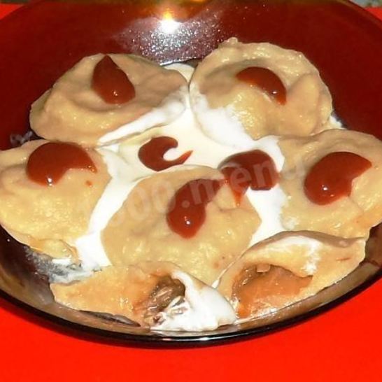 Рецепт пельменей с квашеной капустой и луком