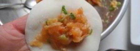 пельмени с семгой. Шаг 2