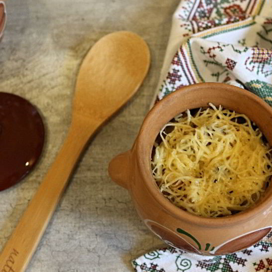 Рецепт пельменей в горшочках