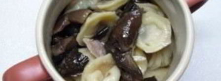 пельмени, запеченные с грибами. Шаг 3